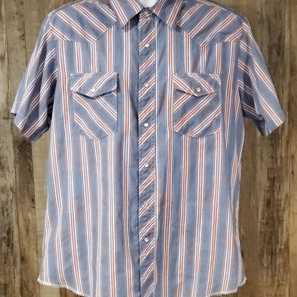 Pearl Snap Wrangler Western Button Shirt